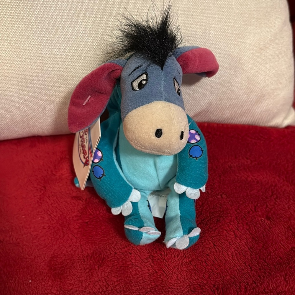 Disney Vintage Dinosaur Eeyore Mini Bean Bag